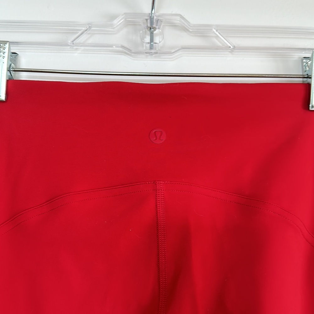 Lululemon Instill 25” legging Dark Red size 6